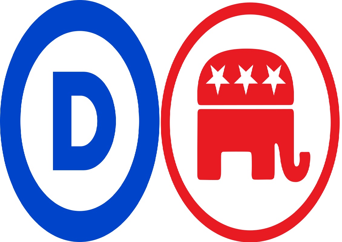 Democrat & Republican Party logos