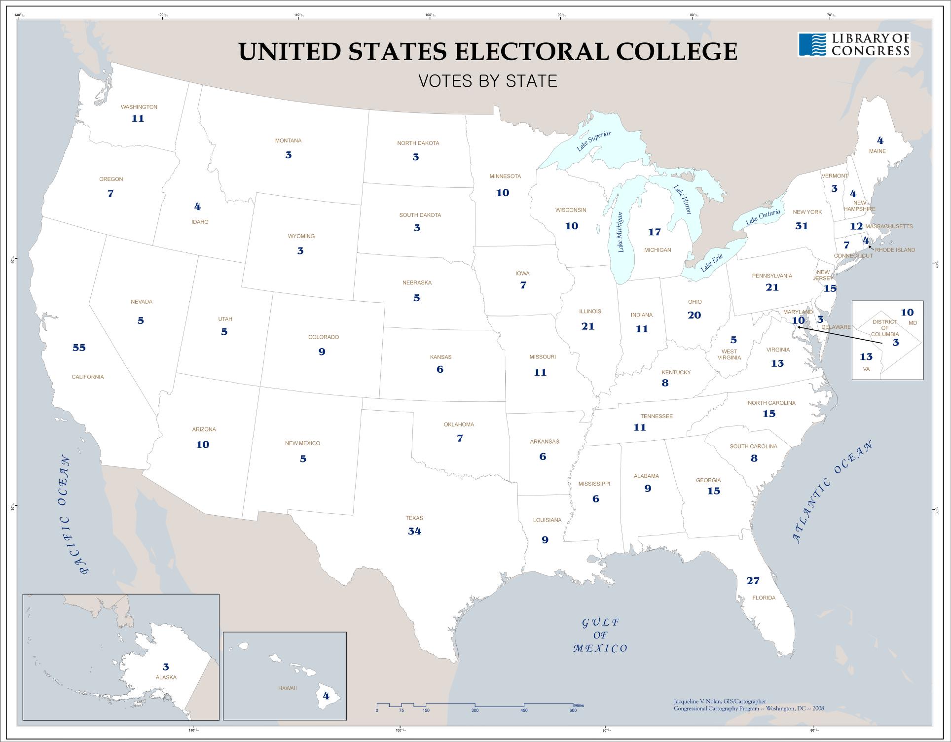 Electoral College Map